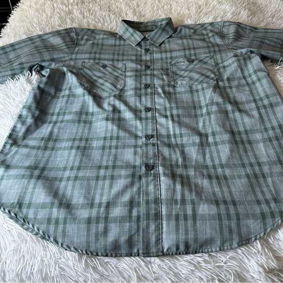 Orvis Classic Collection Green Plaid Short Sleeve XL Outdoor Shirt - Picture 10 of 14